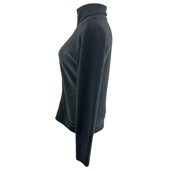 Norma Kamali Reversible Jacket Camo Pockets Full Zip Mock Neck Women's Large - Picture 13 of 16